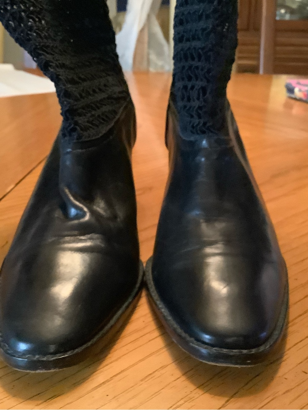 Philippe Model Paris Black Knit Top Ankle Kitten Heeled Boots. - Picture 4 of 11